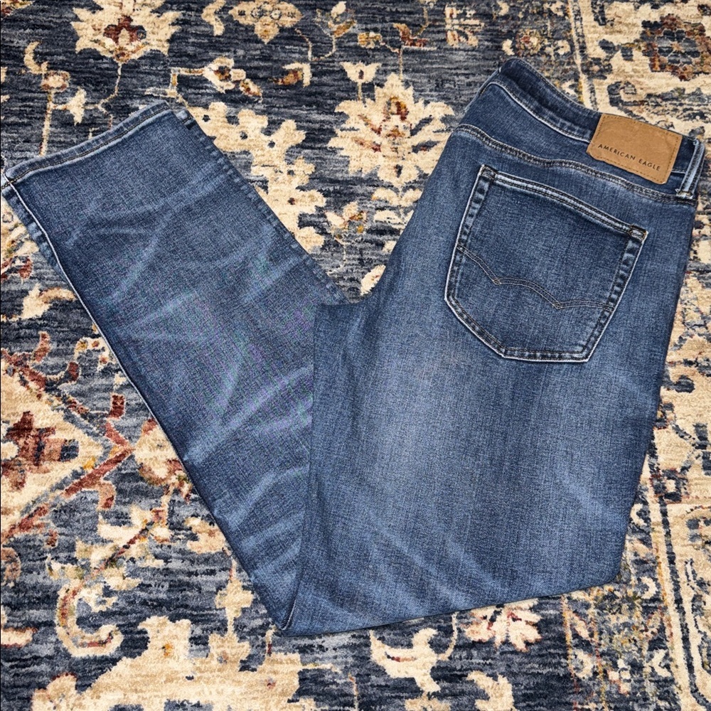 American Eagle Outfitters AEO AE MEN Dark Wash Jeans Size 34x32